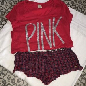 Victoria’s Secret Red Pajama Set